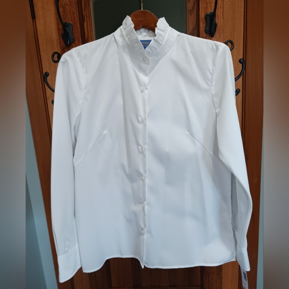 Ruffle collar blouse
